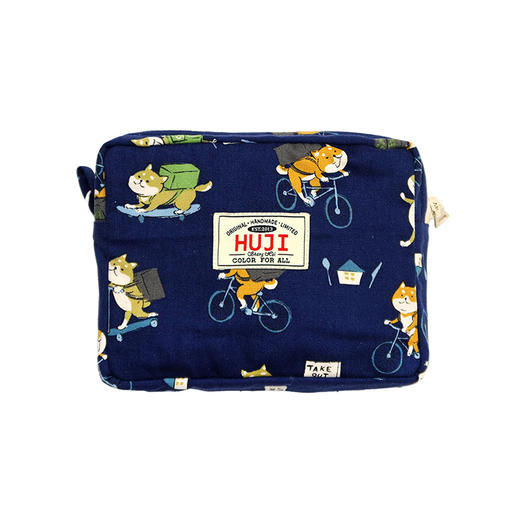 HUJI祤集Motley收纳包插画柴柴柴犬 商品图9