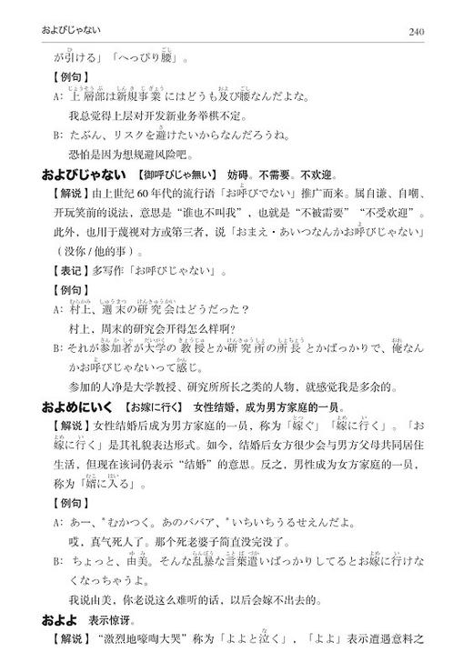 日语口语词典 商务印书馆 商品图2