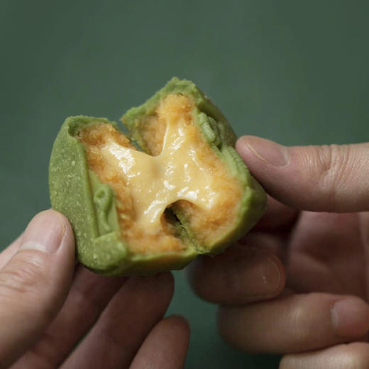 5味「裸月」中秋月饼礼盒：奶黄/黑芝麻流心、云腿、燕麦提子奶酥、葱香花生酥口味 商品图10