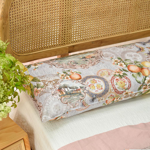 摩洛哥系列双人长枕头荞麦壳夫妻枕 商品图3