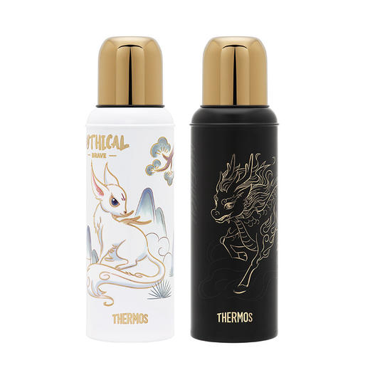 9楼母婴生活馆膳魔师保温杯复古国潮神话系列麒麟乘黄儿童水杯萌趣400ml吊牌价：588元活动价：498元 商品图1