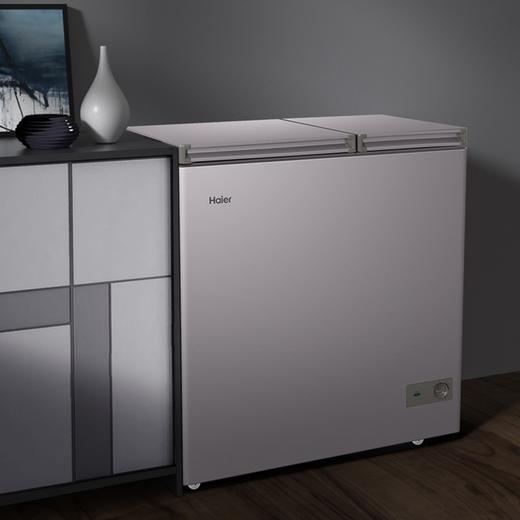 Haier海尔冰柜家用无霜小型冷柜冷冻柜冷藏柜两用卧式保鲜柜100升200升保温一级转换柜 180升-双室一级无需除霜FCD-180GHXPC 商品图7