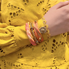 订购8周到｜Aurélie Bidermann-Diana-粉黄午时花色 手镯［法国设计师］ 商品缩略图4