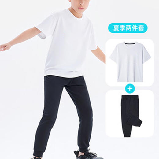 裁缝学苑TQ47 两件套儿童短袖纸样运动裤套装2022夏季童装打板图 商品图4