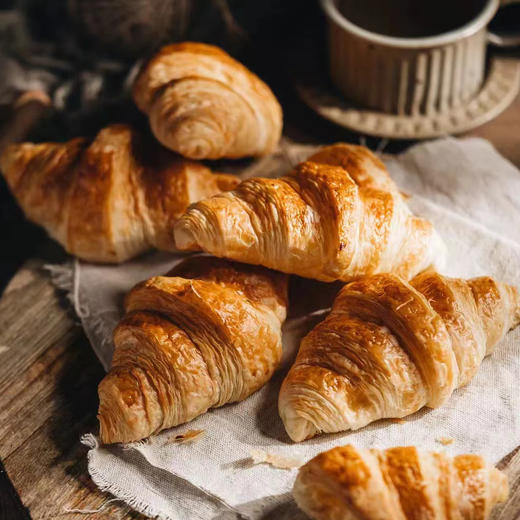 【购买空气炸锅赠送牛角包体验装】4个装【原味黄油牛角包】 香脆劲道的牛角包，口口酥脆，越嚼越香（东莞幸福西饼） 商品图0