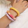订购8周到｜Aurélie Bidermann-Diana-粉黄午时花色 手镯［法国设计师］ 商品缩略图2