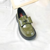 Westory22年秋季新款一脚蹬英伦风复古小皮单鞋厚底真皮乐福鞋72081 商品缩略图2