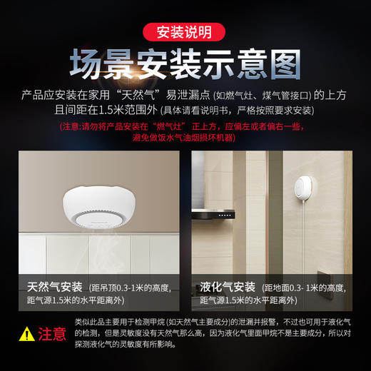 霍尼韦尔可燃气体检测仪有毒有害煤气天然气燃气检测仪 商品图5