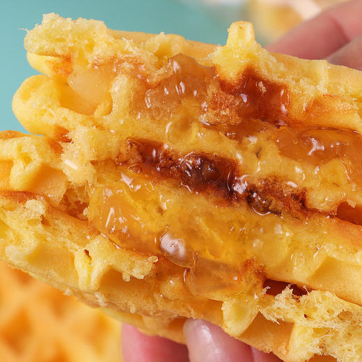 满格华夫肉松沙拉夹心400g*2箱 商品图6