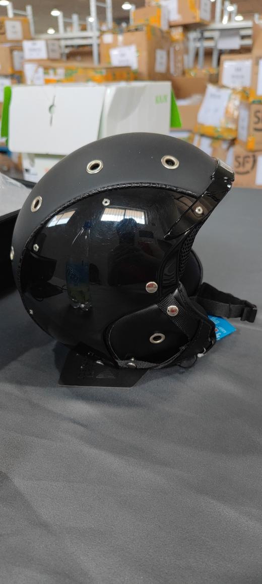 indigo 滑雪 头盔 黑色 商品图1