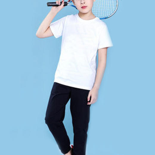 裁缝学苑TQ47 两件套儿童短袖纸样运动裤套装2022夏季童装打板图 商品图2