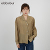 oldcolour2021秋商场同款设计感小众高级气质衬衫女DN33013465 商品缩略图0