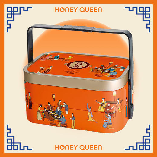 渐变燕窝月饼之中式宫廷礼盒 商品图0