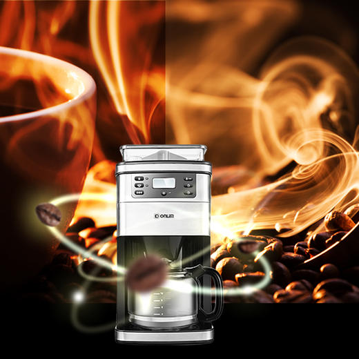 【秒杀】东菱咖啡机家用全自动现磨豆粉美式滴漏一体机DL-KF4266 商品图7