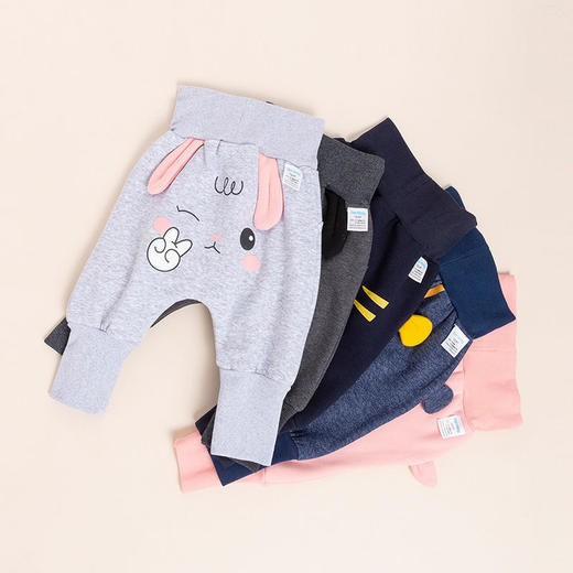 贝贝怡官方爆款宝宝裤子婴儿大pp裤童装新款秋季长裤男童女童可爱213K2256 商品图1