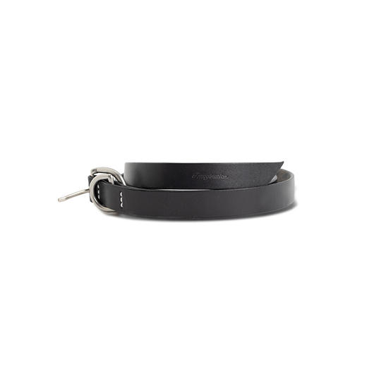 马登女装复古植鞣头层真牛皮小皮带简约百搭双环金属针扣装饰腰带 商品图6