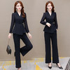 YWE XQD1122Q13时尚两件套装修身气质优雅大码套装 商品缩略图1