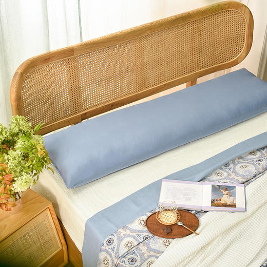 莫兰迪系列双人荞麦壳一体夫妻枕头 商品图0