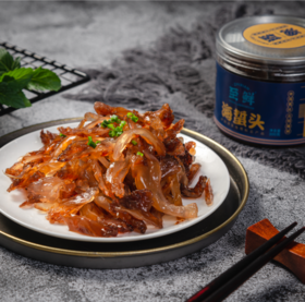 至鲜海蜇头切丝300g 国家地理标志产品 夏日消暑 帮助消化