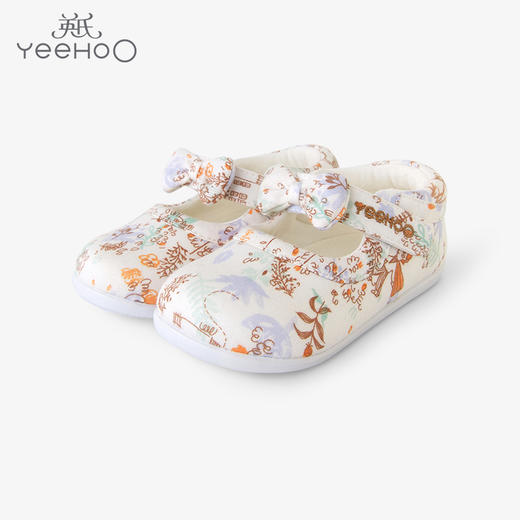 英氏婴儿学步鞋22秋新品女宝宝浅口柔软透气防滑鞋子YFXKJ32158A 商品图0