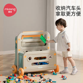 曼龙儿童多功能积木桌可折叠画板男孩大颗粒拼装玩具益智宝宝女孩