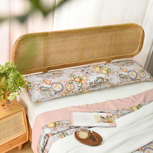 摩洛哥系列双人长枕头荞麦壳夫妻枕 商品图2