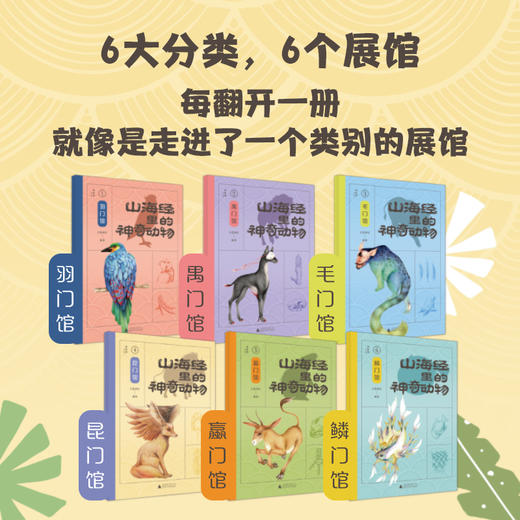 山海经里的神奇动物（全6册）让孩子像逛动物园一样了解 《山海经》里的神奇世界 商品图3