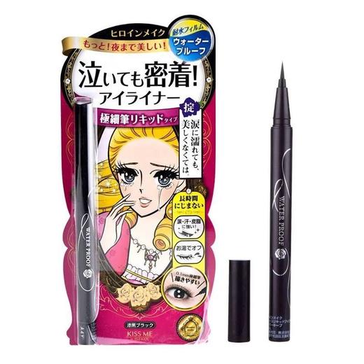 KISS ME奇士美眼线液笔极细防水持久防晕染速干眼线胶棕色眼线笔 商品图0