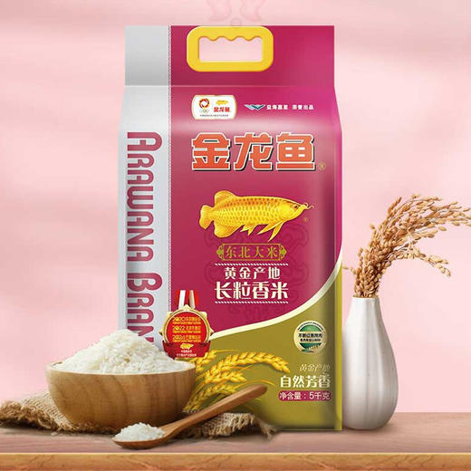 金龙鱼黄金产地长粒香米5千克 商品图4
