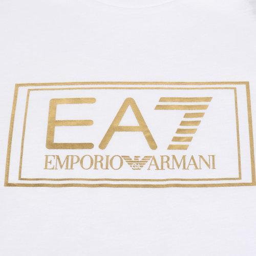 EA7/EA7 男士短袖T恤 男士棉质圆领短袖T恤 6HPT51 PJM9Z 商品图3
