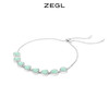 ZEGL设计师青绿绮梦系列绿色爱心手链女生夏ins小众设计闺蜜手饰 商品缩略图1