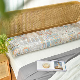 摩洛哥系列双人长枕头荞麦壳夫妻枕