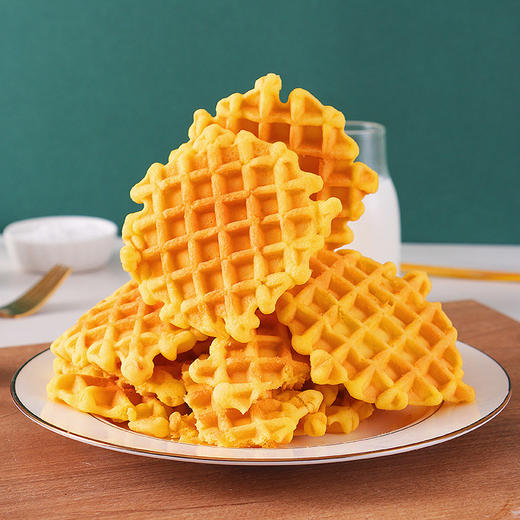 满格优品华夫饼原味400g*2箱 商品图8