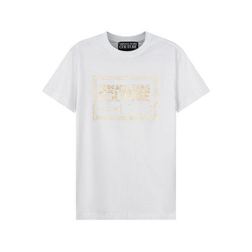 VERSACE JEANS COUTURE/VERSACE JEANS COUTURE 范思哲 男士短袖T恤棉质圆领 71GAHT27 CJ00T 商品图5