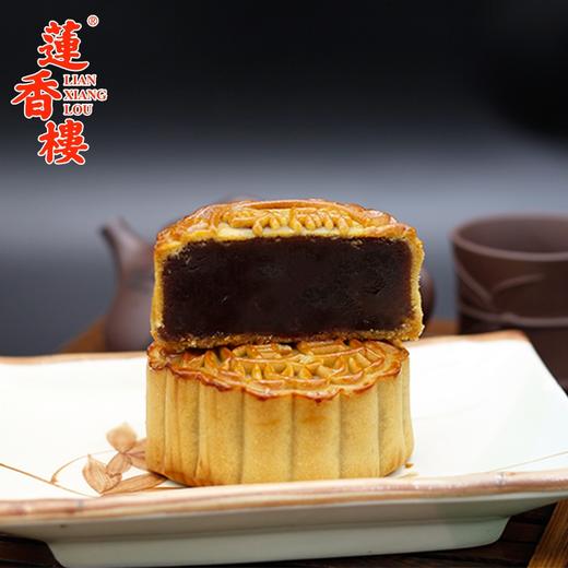 莲香楼经典款 | 纯正豆沙月饼187.5g*4粒铁盒装 商品图2