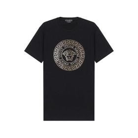 VERSACE/范思哲 2021款 男士短袖T恤 男士棉质圆领短袖T恤 1001619 1A01263