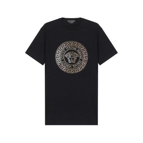 VERSACE/范思哲 2021款 男士短袖T恤 男士棉质圆领短袖T恤 1001619 1A01263 商品图0