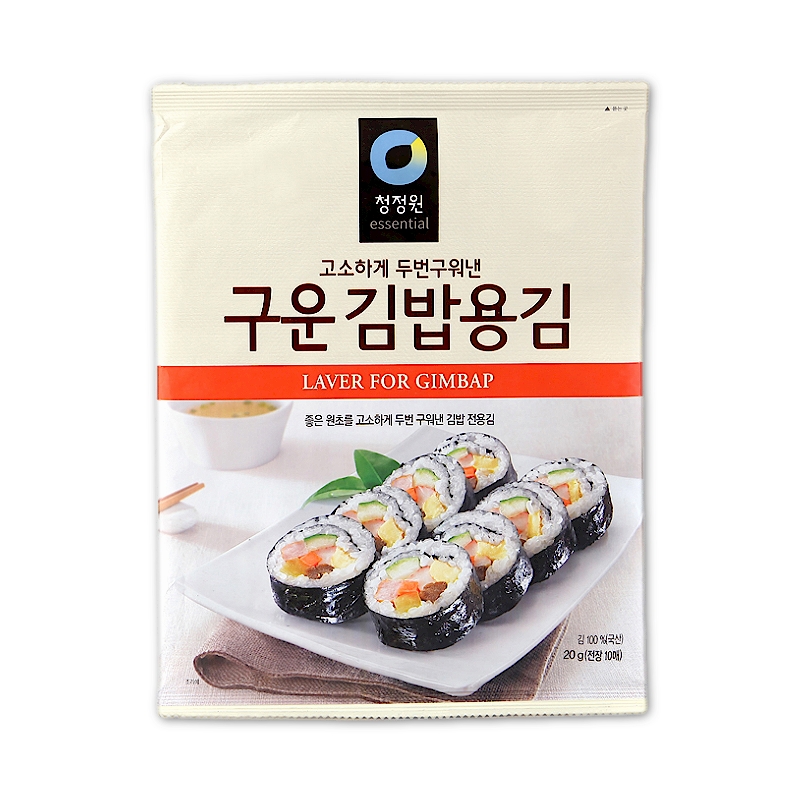 【中文】清净园 烤紫菜卷饭用10张20g 