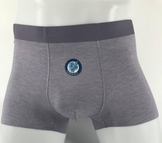 MH竹纤维男士素色平角内裤31189 商品图3