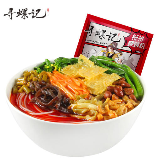 【食品酒水】寻螺记螺狮粉320g*5袋升级版柳州螺蛳粉螺丝粉米线泡面方便面 商品图4