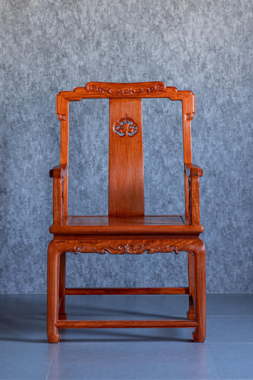 红桥红  家具严选  缅甸花梨（大果紫檀）  【178故宫款 拐子蝠纹茶桌 七件套】 商品图9