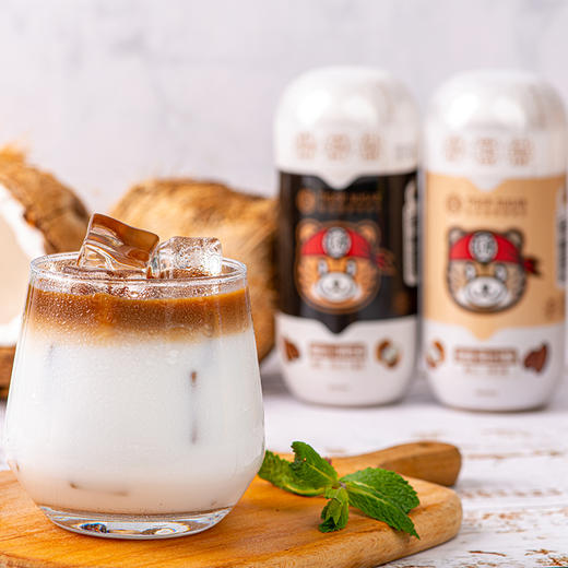 老虎堂拿铁厚生椰低糖咖啡330ml 商品图1