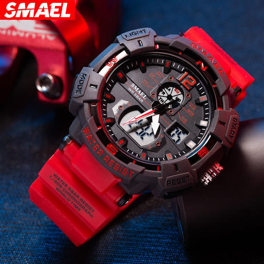 【户外运动】斯麦尔手表时尚潮流户外防水计时运动男士 商品图3