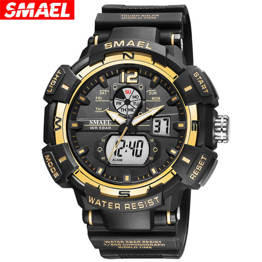 【户外运动】斯麦尔手表时尚潮流户外防水计时运动男士 商品图0
