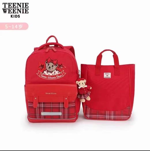 天空之城-TEENIE WEENIE KIDS-3-6年级的双肩包（蓝/红） 商品图4
