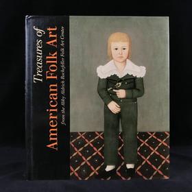 美国民间艺术珍品图集 182幅彩色插图 精装大16开