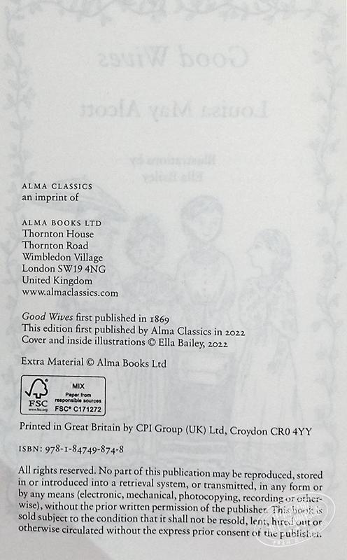 预售 【中商原版】中学生文学经典 好妻子 ALMA Junior Classics Good Wives 英文原版 Louisa May Alcott 大师 经典 文学 名著 商品图4