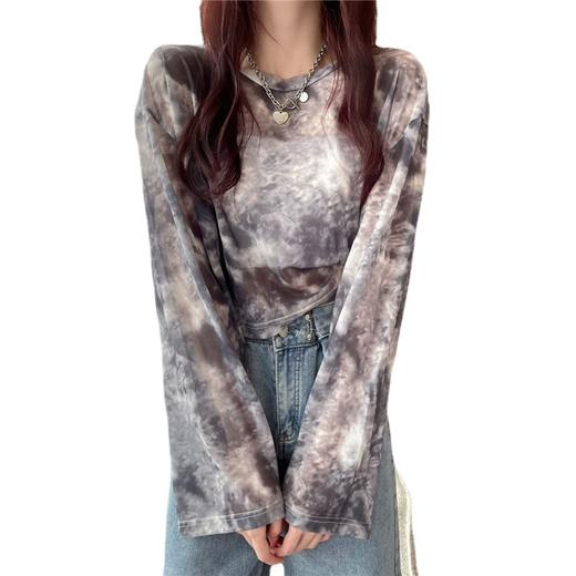 【生活中的我,值得细细品味】早秋2022新款韩版套头圆领短款长袖针织衫防晒衣上衣女潮 商品图4