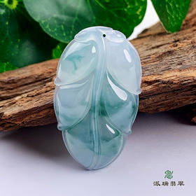 派瑞翡翠 翡翠挂件 糯种 飘花