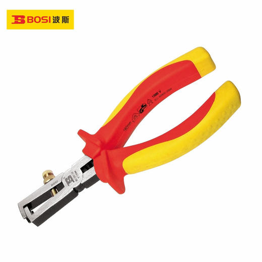 波斯VDE绝缘耐压剥线钳6寸 BS199136 商品图0